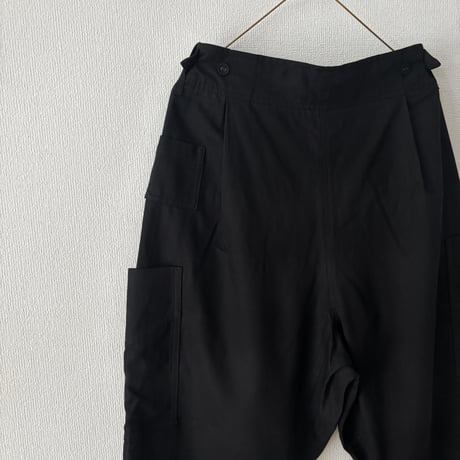 Hints On Moment Everything.   コットンテンセルカーゴパンツ・ブラック