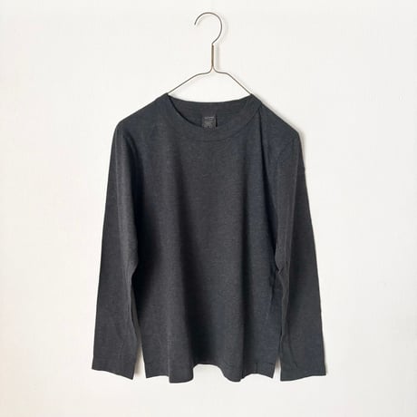 homspun 天竺Tシャツ 長袖・TOPダークチャコール(2026シーズンカラー)