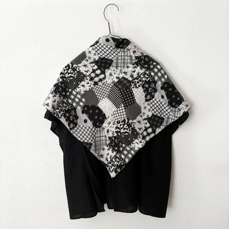 bulle de savon　patchwork プリント スカーフ