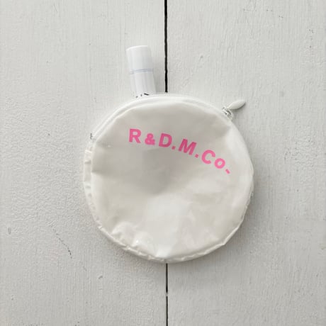 オールドマンズテーラー WHITE CIRCLE POUCH(S)・White×Pink