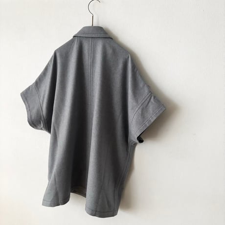 homspun  パウダーフラノ ショートスリーブジャケット