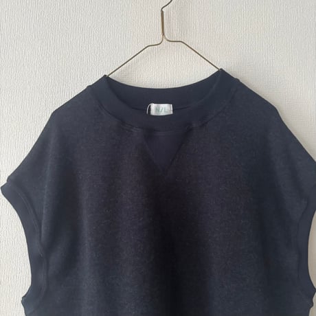 NATURAL LAUNDRY　もち裏毛 ちびモックベスト