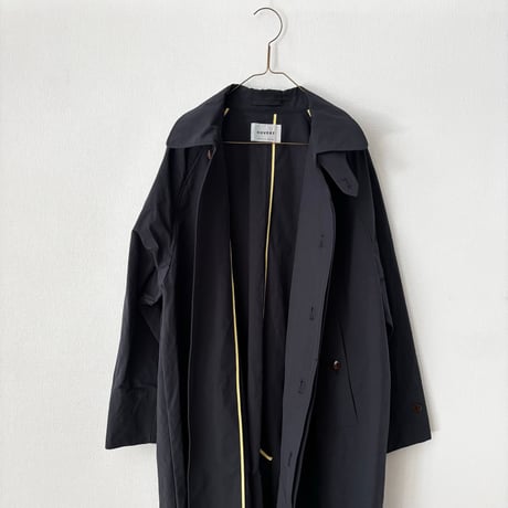 OUVERT  ポリエステルナイロン 割繊ウェザーヴィンテージタンブラー撥水加工 バルマカーンレイニーコート