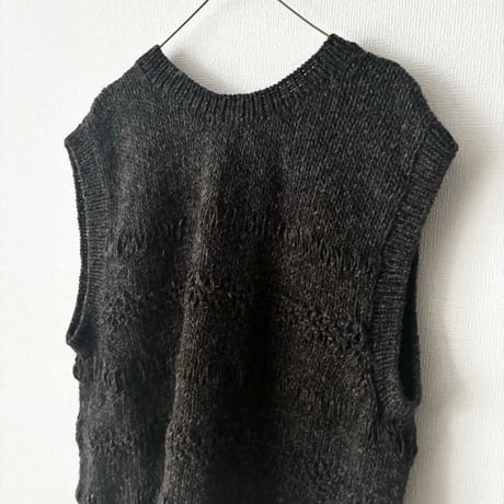 Hands of creation  アルパカウール ペルーHAND KNIT 2wayベスト