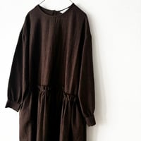atelier naruse ウールコットンミニ千鳥チェック カットオフワンピース