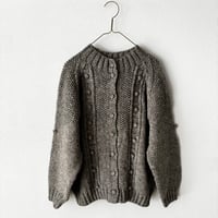 Hands of creation  　ペルー Hand Knit ハイネック2wayラグランカーディガン