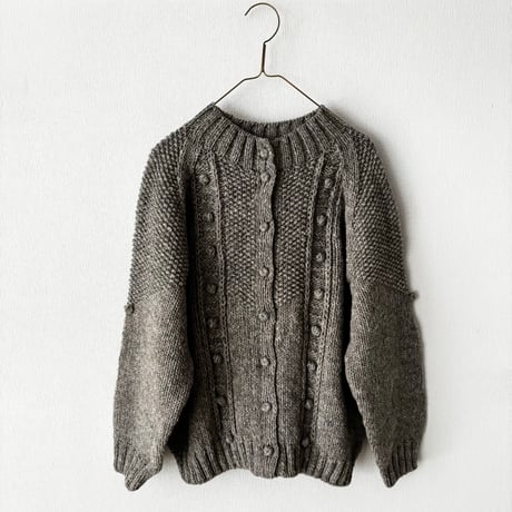 Hands of creation  　ペルー Hand Knit ハイネック2wayラグランカーディガン
