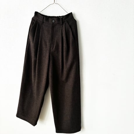 yuni コットンアクリルウール 2tack pants