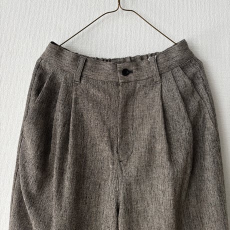 yuni コットンアクリルウール 2tack pants