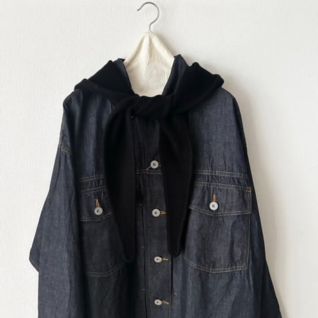 HAU  knit hood muffler