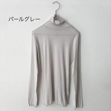 Hands of creation シアーハイツイストフライス タートルネックプルオーバー