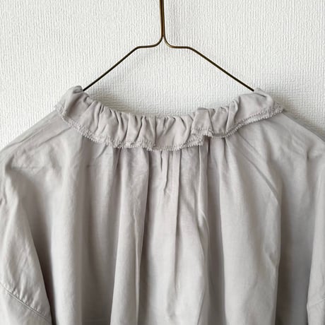 grin 100/2 ボイルWフリルシャツ