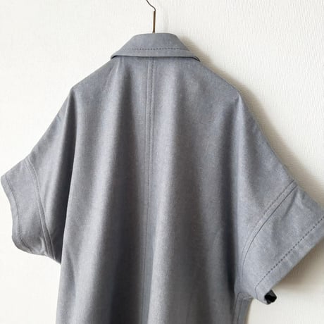 homspun  パウダーフラノ ショートスリーブジャケット