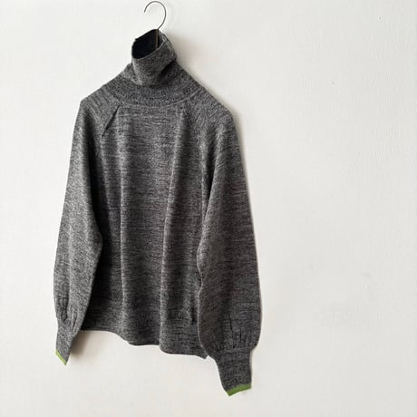 atelier naruse wool turtle-neck knit sweater