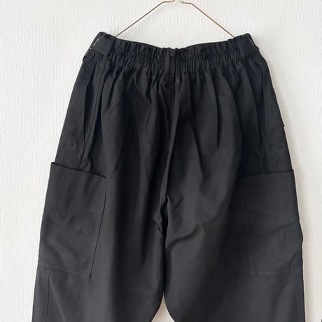 Hints On Moment Everything.   コットンテンセルカーゴパンツ・ブラック