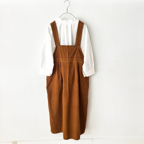 somewearclothing  TOP糸シャツコール サロペットスカート