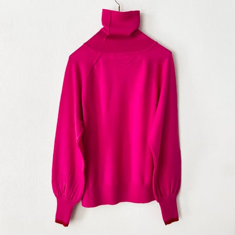 atelier naruse wool turtle-neck knit sweater