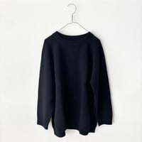 Hands of creation  スーパーファインメリノ 8Gホールガーメント クルーネックプルオーバー
