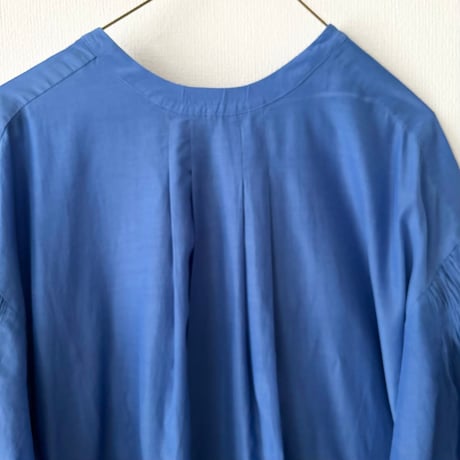 Hands of creation コットンキュプラ フィブリル加工2wayクルーネックワンピース