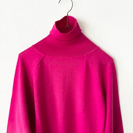 atelier naruse wool turtle-neck knit sweater