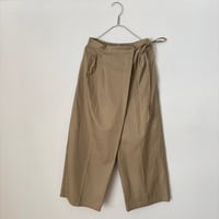 yuni  master seed cotton chino wrap pants