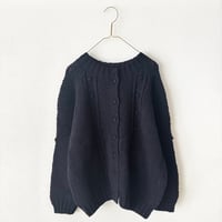 Hands of creation  　ペルー Hand Knit ハイネック2wayラグランカーディガン
