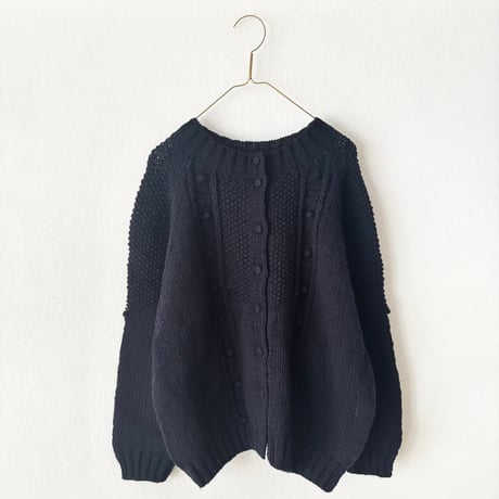 Hands of creation  　ペルー Hand Knit ハイネック2wayラグランカーディガン