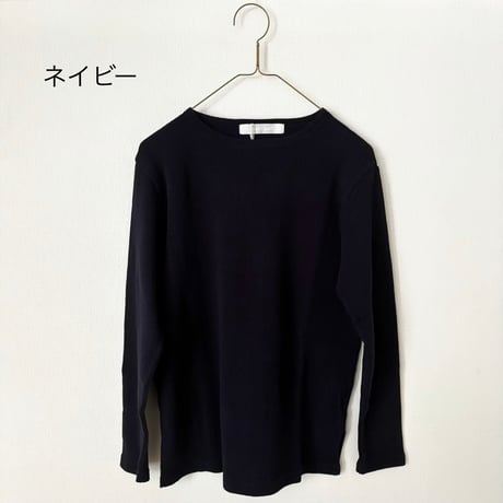 homspun ワッフル長袖プルオーバー