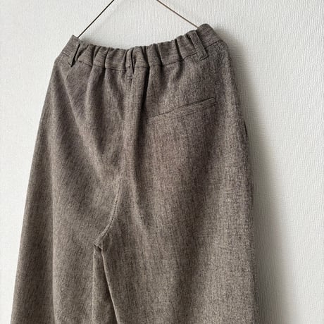 yuni コットンアクリルウール 2tack pants