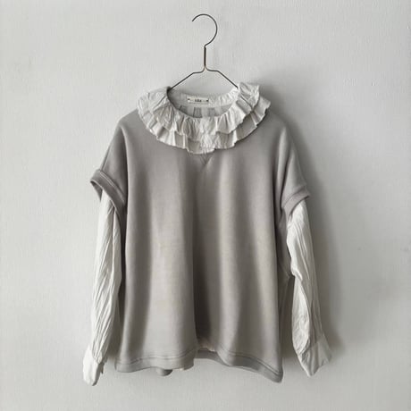 NATURAL LAUNDRY　もち裏毛 ちびモックベスト