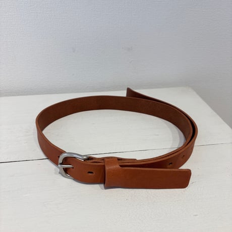 homspun レザーベルト・ブラウン