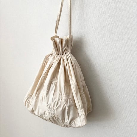 オールドマンズテーラー SMOCKING JACQUARD STRING TOTE  BAG
