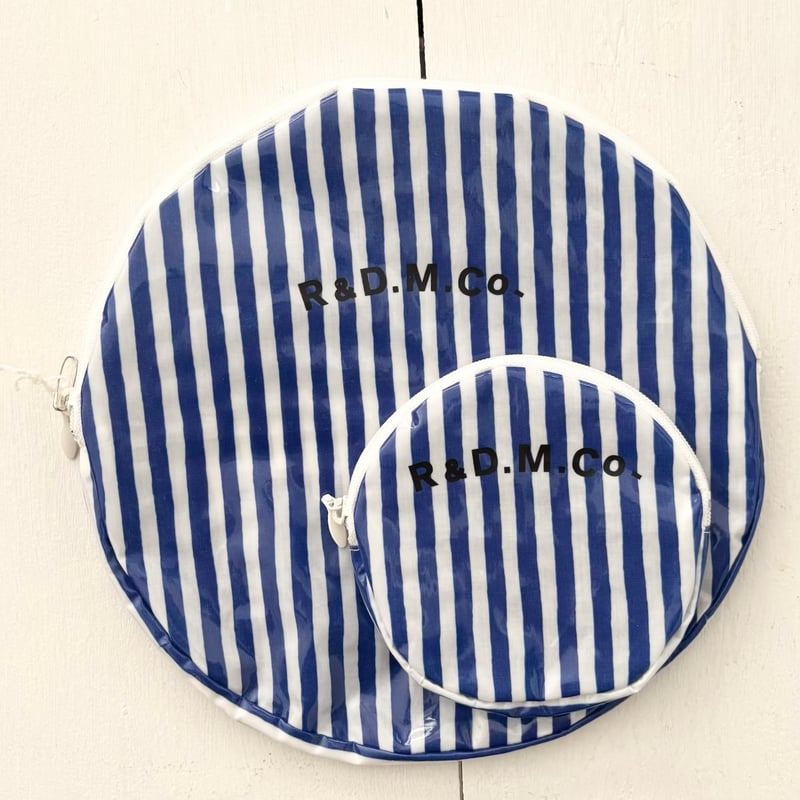 オールドマンズテーラー CANDY STRIPE CIRCLE POUCH(S)・Blue |