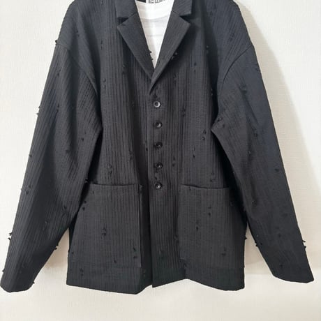 qiri   sashiko  jacquard  jacket