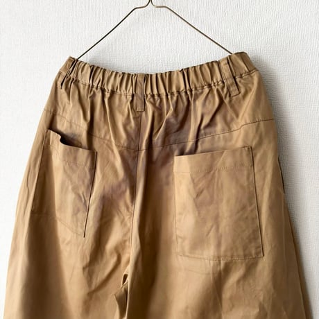 UNIVERSAL TISSU  コットンツイル サイドタックパンツ