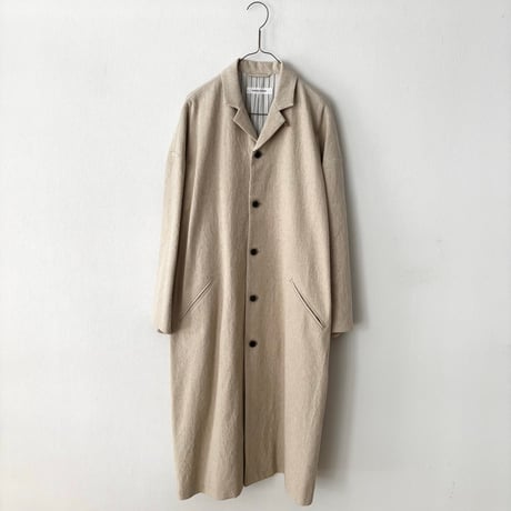 atelier naruse コットンリネンギャバ テーラードコート