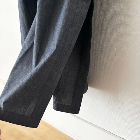 TISSU HIGH DENSITY EFFORTLESS TRENCH・4オンスデニム