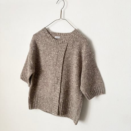 homspun ナチュラルネップ 半袖プルオーバー