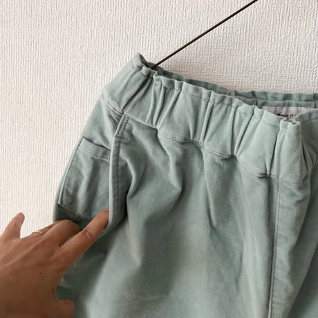 Hands of creation コットン温もり起毛 イージーカーブパンツ