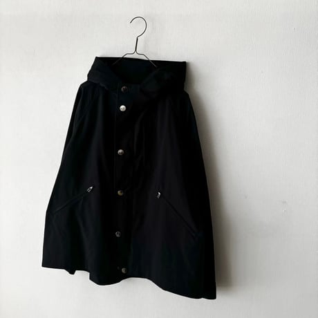 OUVERT ポリエステルナイロン 割繊ウェザーヴィンテージタンブラー撥水加工フーディージャケット