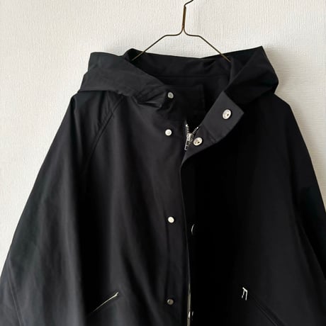 OUVERT ポリエステルナイロン 割繊ウェザーヴィンテージタンブラー撥水加工フーディージャケット