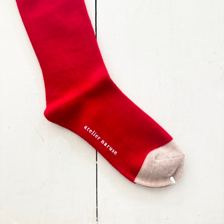 atelier naruse  merino wool plane middle socks