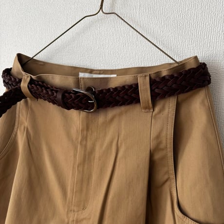 atelier naruse  leather mesh belt