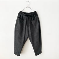 atelier naruse british wool tweed wide loose pants