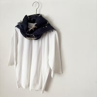 オールドマンズテーラー  BISCUIT GAUZE SHAWL・Navy