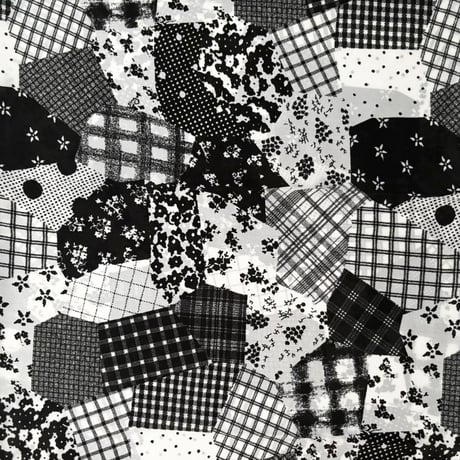 bulle de savon　patchwork プリント スカーフ