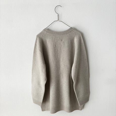 Hands of creation  スーパーファインメリノ 8Gホールガーメント クルーネックプルオーバー