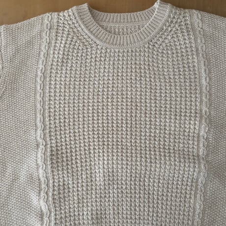 Hands of creation  COTTON WOOL 5G クルーネックプルオーバー