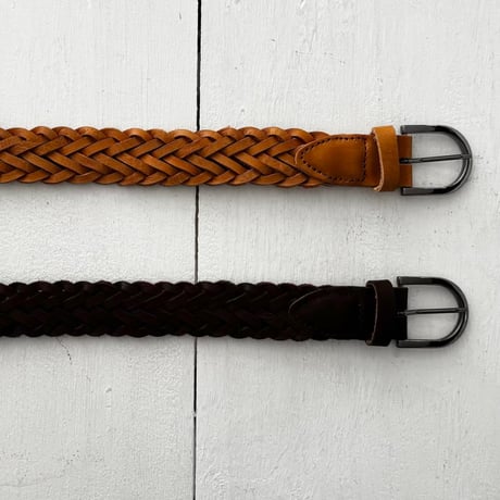 atelier naruse  leather mesh belt
