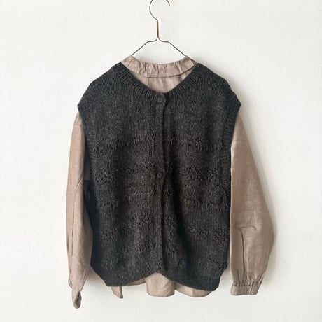 Hands of creation  アルパカウール ペルーHAND KNIT 2wayベスト
